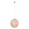 Lustra / Pendul lemn design scandinav PORTORYKO maro 42cm