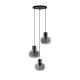 Pendule, Lustre suspendate - Lustra cu 3 pendule design modern CINZIA fumuriu