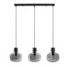 Lustra cu 3 pendule design modern CINZIA fumuriu