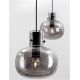 Pendule, Lustre suspendate - Lustra cu 4 pendule design modern CINZIA fumuriu