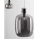 Pendule, Lustre suspendate - Lustra cu 4 pendule design modern CINZIA fumuriu