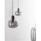 Pendule, Lustre suspendate - Lustra cu 4 pendule design modern CINZIA fumuriu
