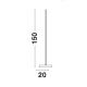 Lampadare - Lampadar, Lampa de podea LED design liniar COLBY