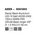 Aplice, corpuri de iluminat pentru pereti - Aplica de perete LED design liniar Aden 60cm