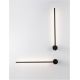 Aplice, corpuri de iluminat pentru pereti - Aplica de perete LED design liniar Aden 60cm