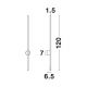 Aplice, corpuri de iluminat pentru pereti - Aplica de perete LED design liniar Aden 120cm