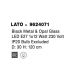 Pendule, Lustre suspendate - Lustra, Pendul modern Lato negru 30cm