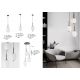 Pendule, Lustre suspendate - Lustra, Pendul modern Lato negru 30cm