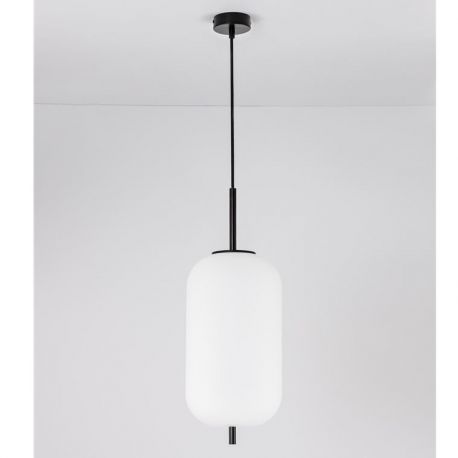 Pendule, Lustre suspendate - Lustra, Pendul modern Lato negru 22cm