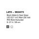 Pendule, Lustre suspendate - Lustra, Pendul modern Lato negru 27cm