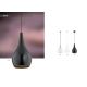 Pendule, Lustre suspendate - Pendul sticla design decorativ SANTANA alb opal
