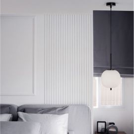 Pendule, Lustre suspendate - Lustra, Pendul modern Lato negru 18,5cm