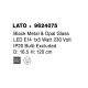Pendule, Lustre suspendate - Lustra, Pendul modern Lato negru 16,5cm