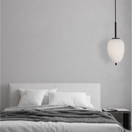 Pendule, Lustre suspendate - Lustra, Pendul modern Lato negru 15,8cm