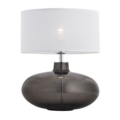 Veioze - Lampa de masa moderna SEKWANA alb/fumuriu
