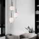 Pendule, Lustre suspendate - Lustra cu 3 pendule modern Lato negru
