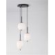 Pendule, Lustre suspendate - Lustra cu 3 pendule modern Lato negru
