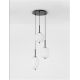 Pendule, Lustre suspendate - Lustra cu 3 pendule modern Lato negru