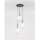 Pendule, Lustre suspendate - Lustra cu 3 pendule modern Lato negru