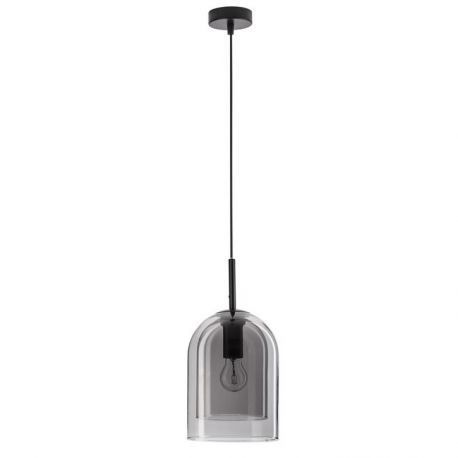 Pendule, Lustre suspendate - Lustra, Pendul modern Velor fumuriu 18cm