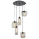 Lustra cu 5 Pendule sticla design decorativ SERAFINO