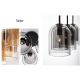 Pendule, Lustre suspendate - Lustra cu 3 pendule modern Velor fumuriu