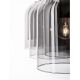 Pendule, Lustre suspendate - Lustra cu 3 pendule modern Velor fumuriu