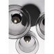 Pendule, Lustre suspendate - Lustra cu 3 pendule modern Velor fumuriu