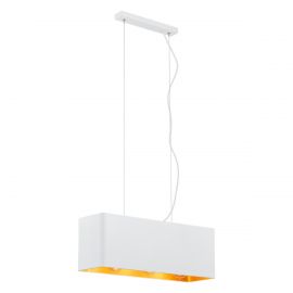 Pendule, Lustre suspendate - Lustra suspendata design elegant TENERYFA alb/auriu