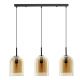 Lustra cu 3 pendule modern Velor champagne