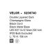 Pendule, Lustre suspendate - Lustra cu 3 pendule modern Velor champagne