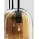 Pendule, Lustre suspendate - Lustra cu 3 pendule modern Velor champagne