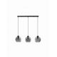 Pendule, Lustre suspendate - Lustra cu 3 pendule modern PALMER fumuriu
