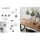 Pendule, Lustre suspendate - Lustra, Pendul modern PALMER fumuriu