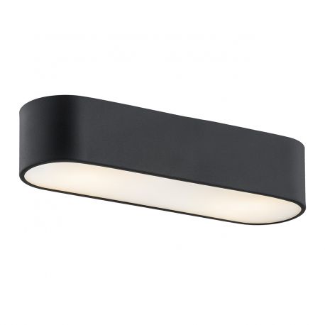 Plafoniere - Plafoniera metalica design modern TONI 50cm neagra