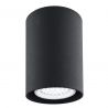Spot aplicat tavan TYBER GU10 rotund 7cm negru