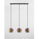 Pendule, Lustre suspendate - Lustra cu 3 pendule design modern SIANNA