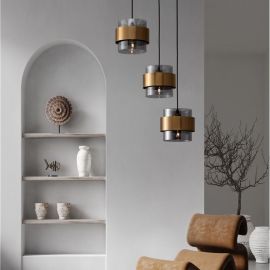 Pendule, Lustre suspendate - Lustra cu 3 pendule design modern SIANNA