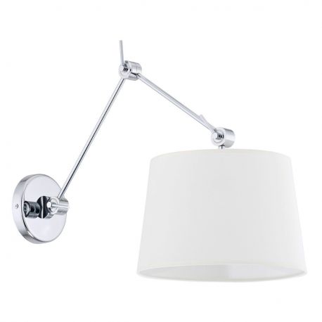 Aplice, corpuri de iluminat pentru pereti - Aplica moderna cu brat reglabil ZAKYNTOS alba