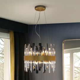 Pendule, Lustre suspendate - Lustra suspendata eleganta design modern Grace 10L