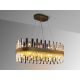 Candelabre, Lustre - Lustra ovala suspendata eleganta design modern Grace 20L