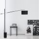 Lampadare - Lampadar, lampa de podea moderna cu inaltime reglabila Traccia negru