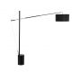 Lampadare - Lampadar, lampa de podea moderna cu inaltime reglabila Traccia negru