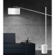 Lampadare - Lampadar, lampa de podea moderna cu inaltime reglabila Traccia alb