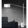 Lampadar, lampa de podea moderna cu inaltime reglabila Traccia alb