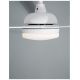 Lustre cu ventilator - Ventilator de tavan cu telecomanda si iluminat FLOW alb