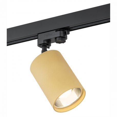 Spoturi, Proiectoare pe sina - Spot pe sina BERGEN auriu / Accesoriu pentru sinele trifazate ARGON T-RACK