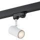 Spot pe sina HORTA alb / Accesoriu pentru sinele trifazate ARGON T-RACK