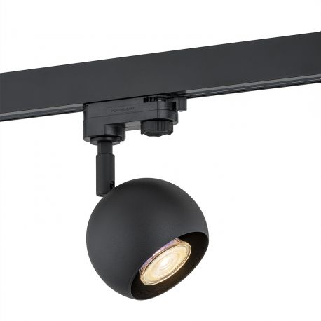 Spoturi, Proiectoare pe sina - Spot pe sina MURI negru / Accesoriu pentru sinele trifazate ARGON T-RACK