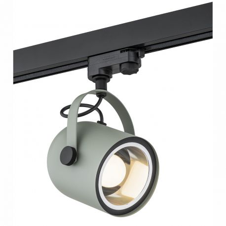 Spoturi, Proiectoare pe sina - Spot pe sina NET verde / Accesoriu pentru sinele trifazate ARGON T-RACK